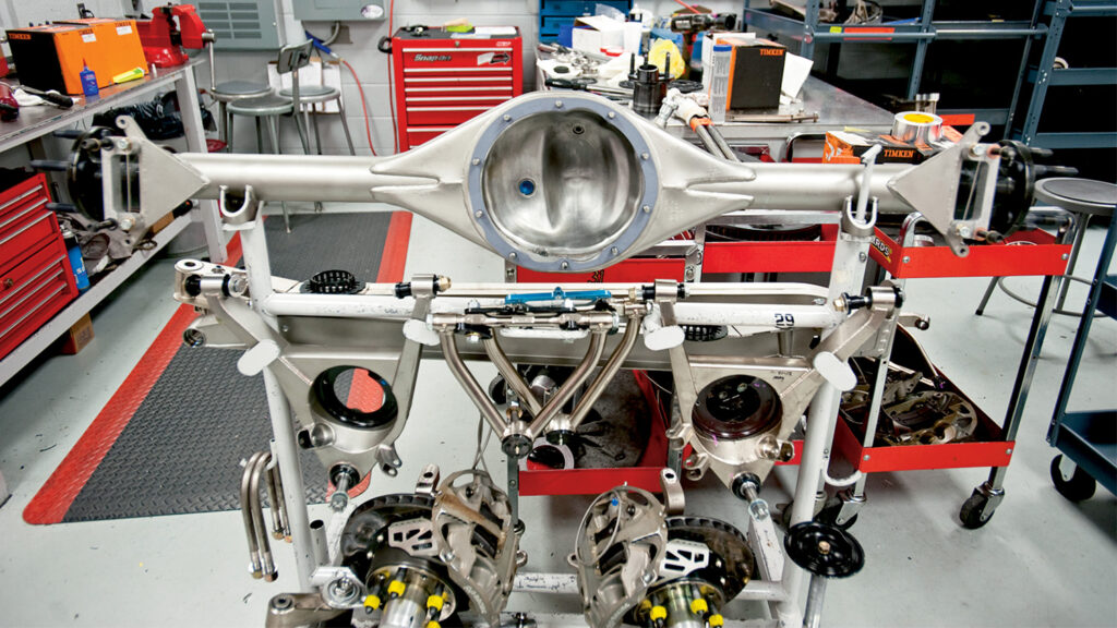 A chassis NASCAR engineers have to build a car around.