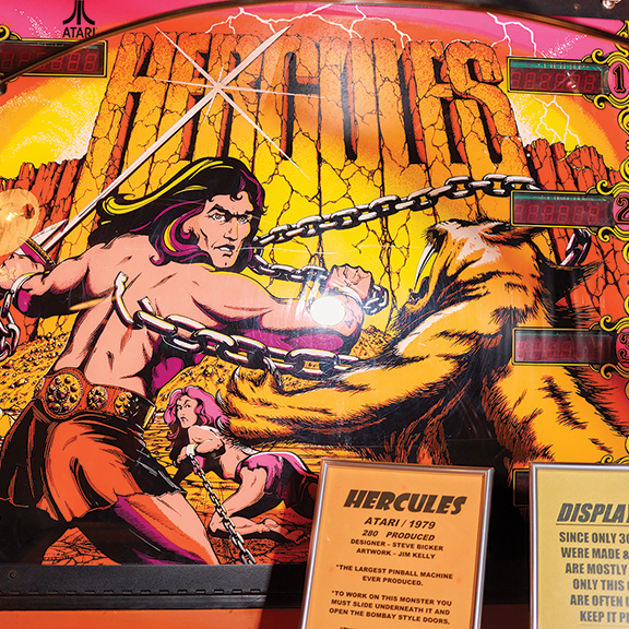 Vintage Hercules pinball machine